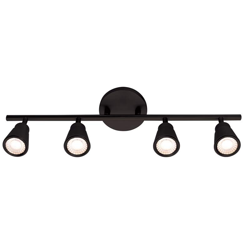 Image 3 WAC Solo 4-Light Black LED Track Fixture more views