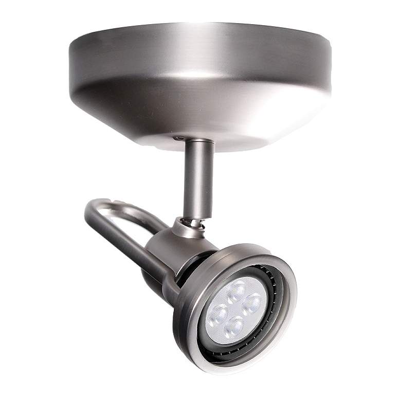 Image 1 WAC Spot 826 Nickel 3000K LED Track Ceiling Spot Light