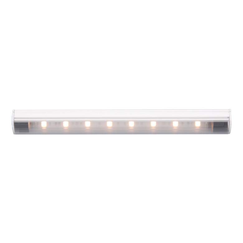 Image 1 WAC Straight Edge 9.85 inch Wide White 4000K LED Strip Light