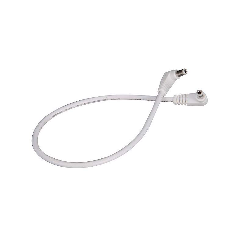 Image 1 WAC Straight Edge Undercabinet White 6" Joiner Cable