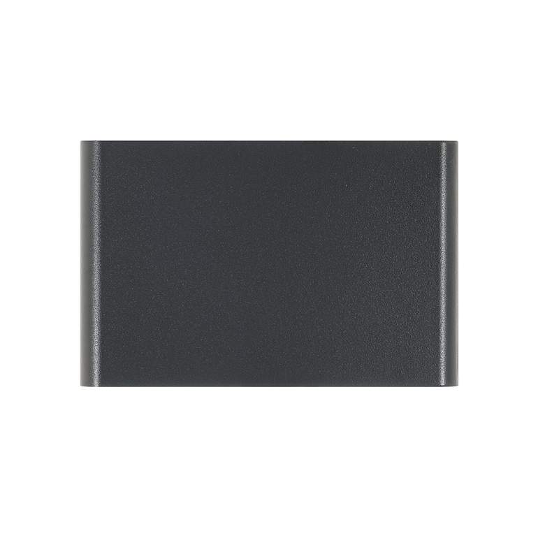Image 4 WAC Tablet 8 1/2" Wide 2-Light Modern Black Outdoor Wall Light more views