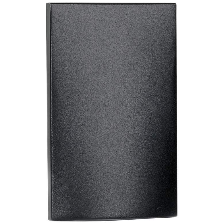 Image 1 WAC Tach 3 1/4" Wide Black Metal Rectangular LED Step Light