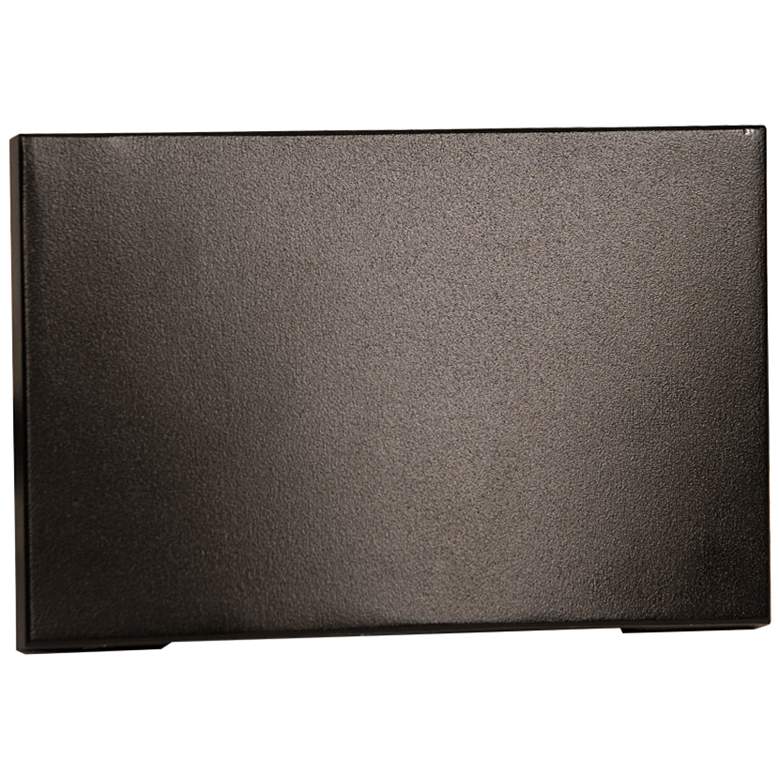 Image 1 WAC Tach 5" Wide Bronze Metal Rectangular LED Step Light