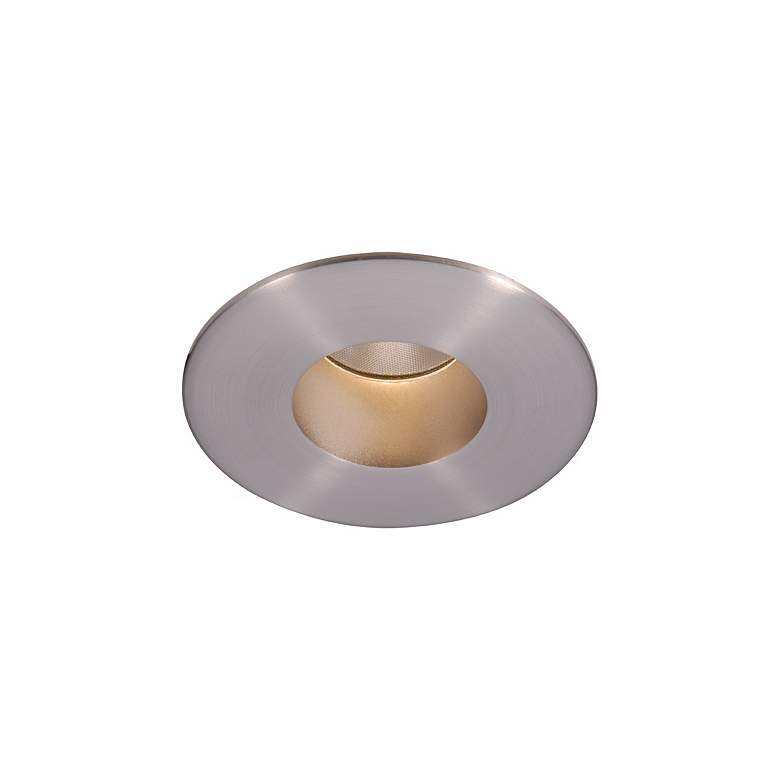 Image 1 WAC Tesla 2 inch Nickel 26 Degree Round Recessed Downlight Trim