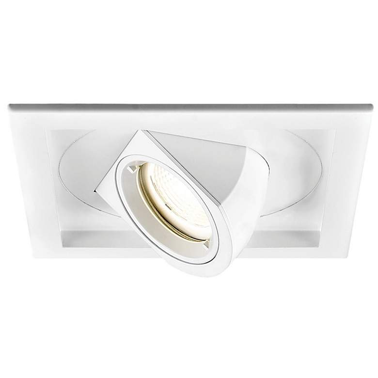 Image 1 WAC Tesla LED Single Spotlight Recessed Trim with Housing