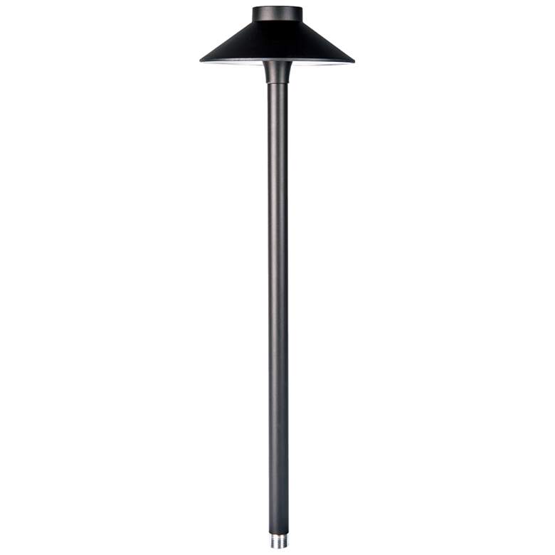 Image 1 WAC Tiki 15 inch High Black LED Landscape Path Light