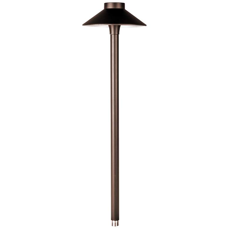 Image 1 WAC Tiki 15 inch High Bronze LED Landscape Path Light