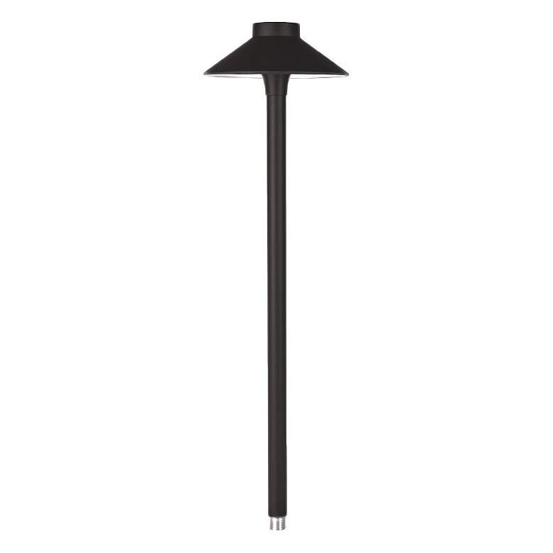 Image 1 WAC Tiki 22 1/4" High Black LED Landscape Path Light