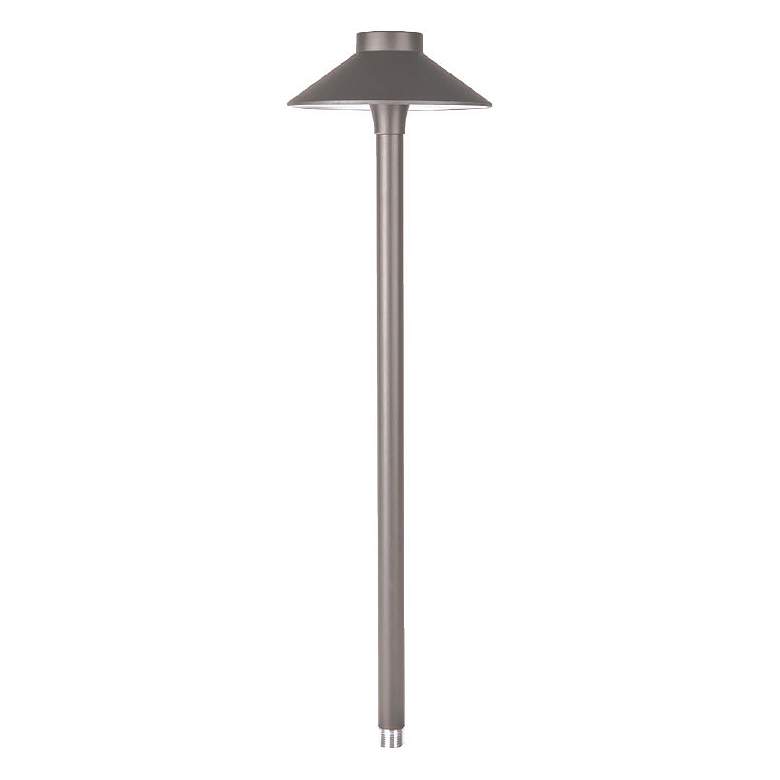 Image 1 WAC Tiki 22 1/4" High Bronze LED Landscape Path Light