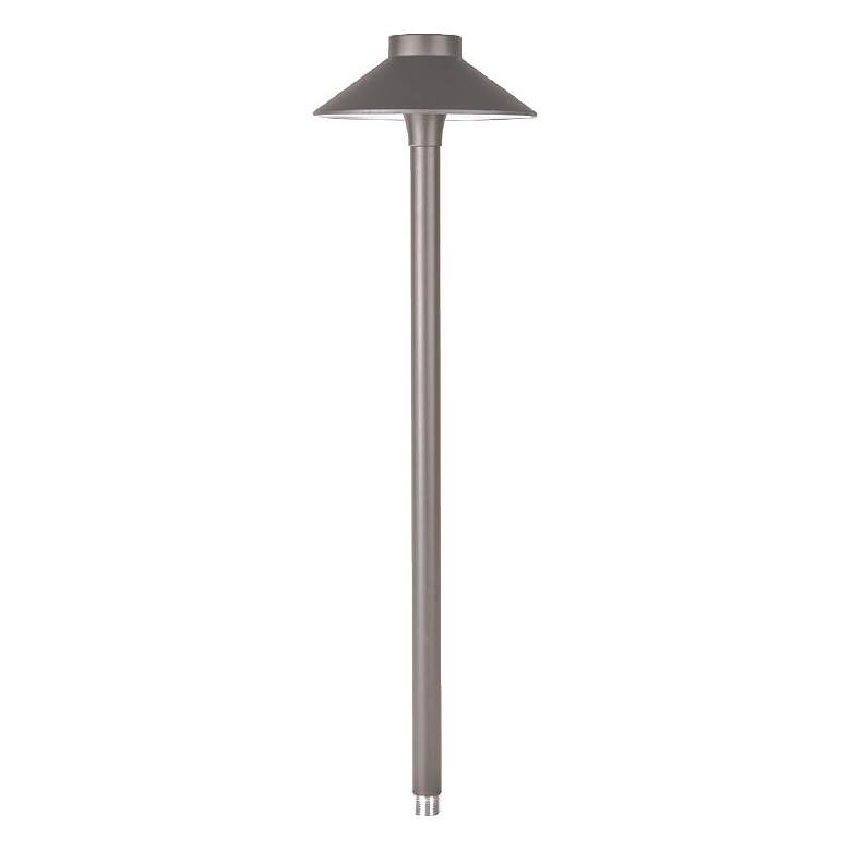 Image 1 WAC Tiki 22 1/4 inch High Bronze LED Landscape Path Light