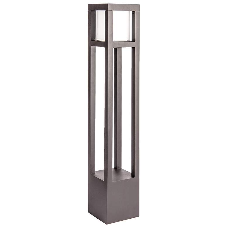 Image 1 WAC Tower 30 inch High Bronze 120V LED Landscape Bollard Light