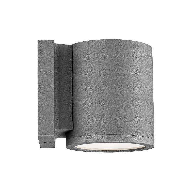 Image 1 WAC Tube 6" High Graphite LED Outdoor Wall Light