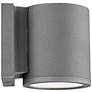 WAC Tube 6" High Graphite LED Outdoor Wall Light