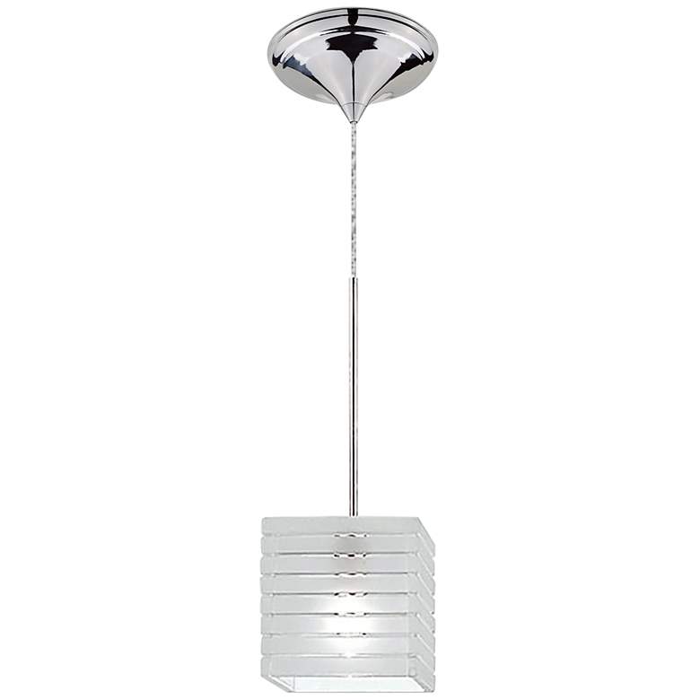 Image 1 WAC Tulum 4 inchW Frosted Glass Quick Connect LED Mini Pendant