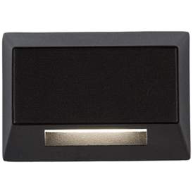 Image1 of WAC Turro 3 1/2" Wide Black LED Deck and Patio Light