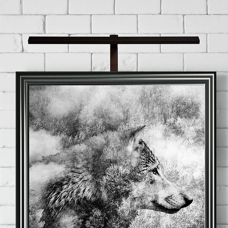 Image 2 WAC Uptown 25" Wide Black LED Picture Light