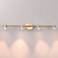 WAC Vector 34" Wide Brushed Brass LED Track-Style 4-Light Fixture