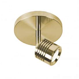 Image1 of WAC Vector Brushed Brass LED Track Ceiling Spot Light