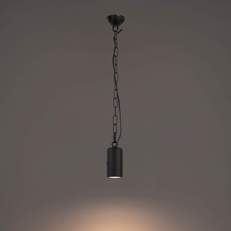 Image 5 WAC Vedova 5" High Black LED Landscape Hanging Tree Light more views