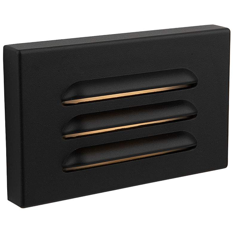 Image 1 WAC Vici 5" Wide Black Surface Mounted LED Step Light