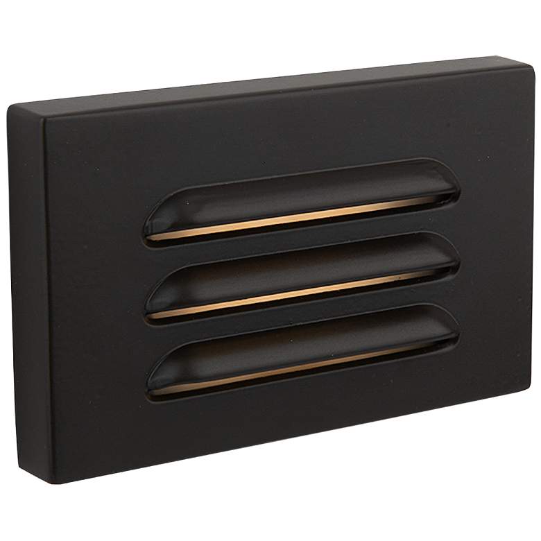 Image 1 WAC Vici 5" Wide Bronze Brass Surface Mounted LED Step Light
