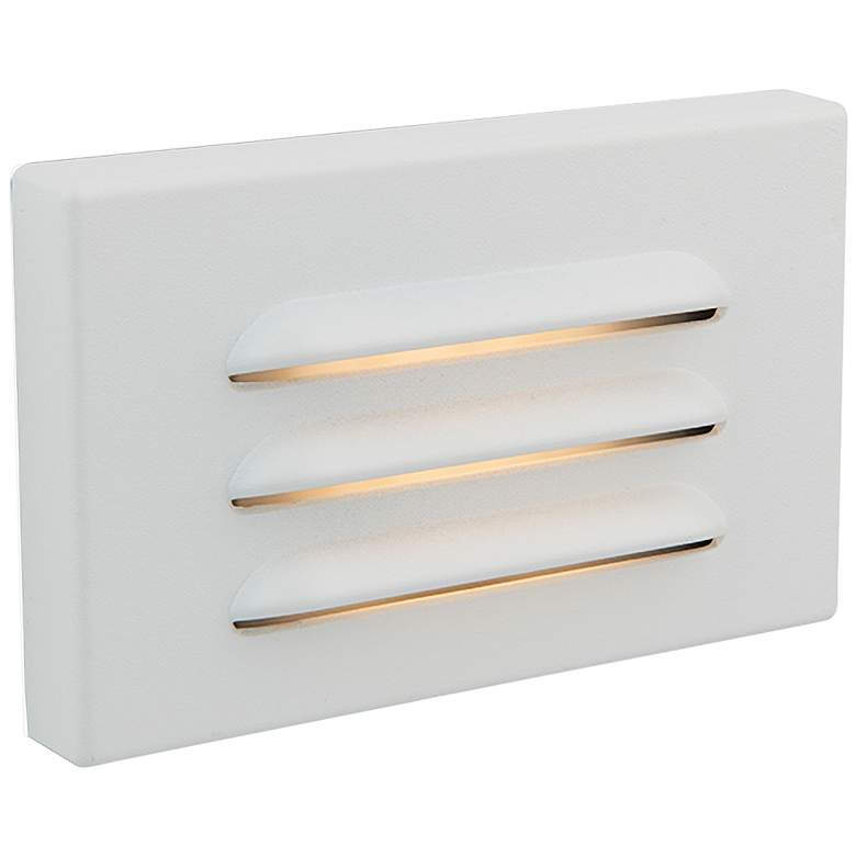 Image 1 WAC Vici 5 inch Wide White Surface Mounted LED Step Light