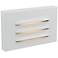 WAC Vici 5" Wide White Surface Mounted LED Step Light