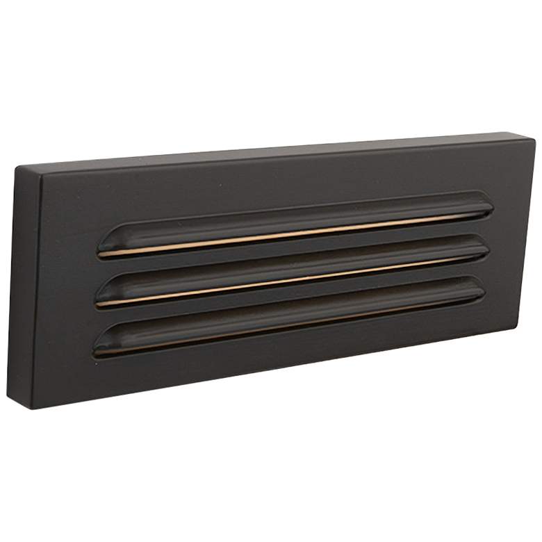 Image 1 WAC Vici 9" Wide Bronze Brass Surface Mounted LED Step Light