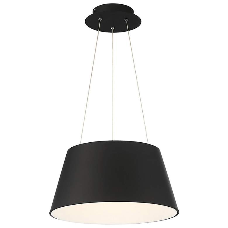 Image 1 WAC Vida 24" Wide Black LED Pendant Light