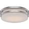 WAC Vie 14" Wide Brushed Nickel LED Ceiling Light
