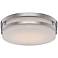 WAC Vie 14" Wide Brushed Nickel LED Ceiling Light