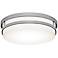 WAC Vie 14" Wide Chrome LED Ceiling Light