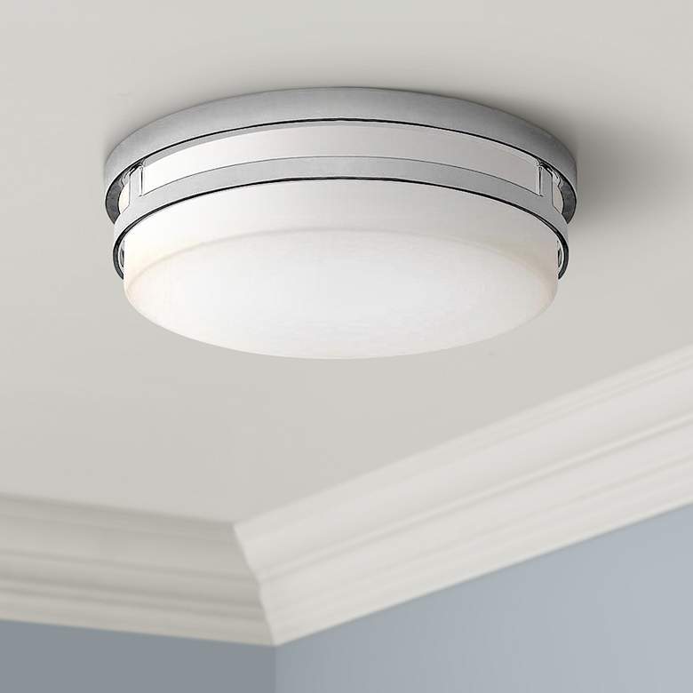 Image 1 WAC Vie 14" Wide Chrome LED Ceiling Light