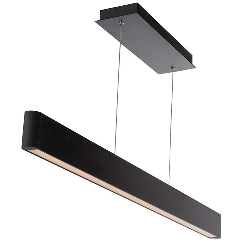 Image 3 WAC Volo 44 1/2" Wide Brushed Black LED Linear Pendant