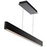 3_WAC Volo 44 1/2" Wide Brushed Black LED Linear Pendant