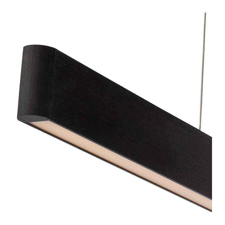 Image 4 WAC Volo 44 1/2" Wide Brushed Black LED Linear Pendant more views