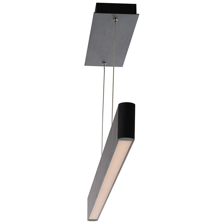 Image 5 WAC Volo 44 1/2" Wide Brushed Black LED Linear Pendant more views