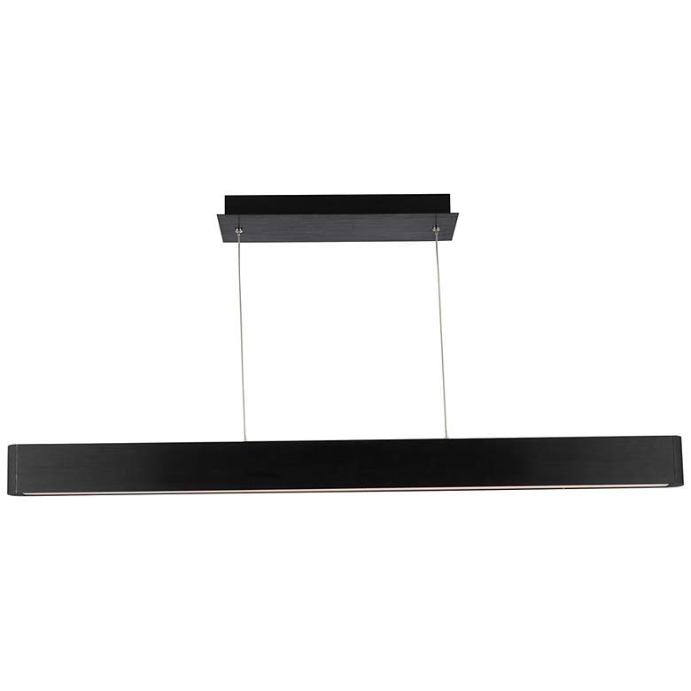 Image 6 WAC Volo 44 1/2" Wide Brushed Black LED Linear Pendant more views