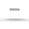 WAC Volo 44 1/2"W Brushed Aluminum LED Linear Pendant Light