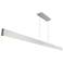 WAC Volo 74 1/2" Wide Brushed Aluminum LED Pendant Light