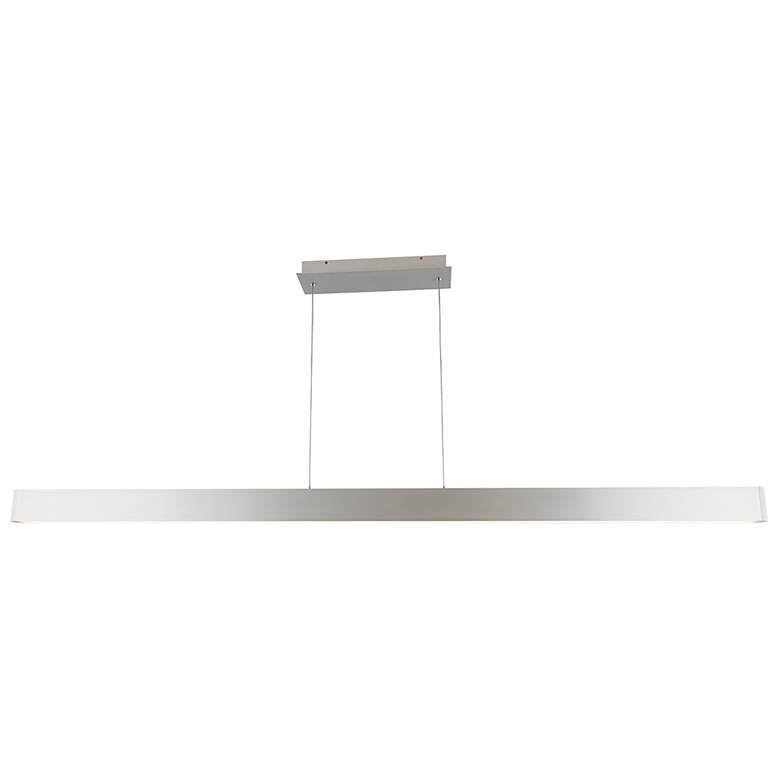 Image 2 WAC Volo 74 1/2" Wide Brushed Aluminum LED Pendant Light more views