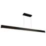 3_WAC Volo 74 1/2" Wide Brushed Black LED Linear Pendant