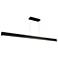 WAC Volo 74 1/2" Wide Brushed Black LED Linear Pendant