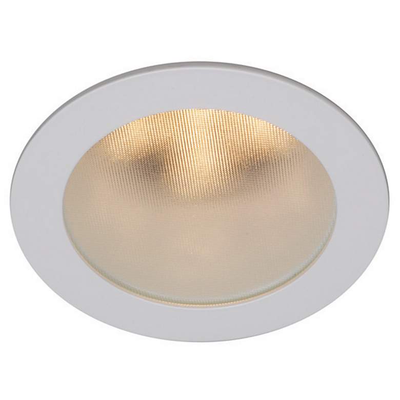 Image 1 WAC White 4" LED Recessed Light Shower Trim