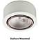 WAC Xenon 2.63" Wide Round White Button Under Cabinet Light