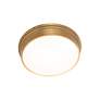 4_WAC York 12" Wide Aged Brass LED Ceiling Light more views
