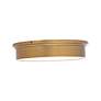 6_WAC York 12" Wide Aged Brass LED Ceiling Light more views