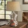 Wade Umber Accents Hydrocal Vase Table Lamp