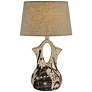 Wade Weathered Sand Hydrocal Vase Table Lamp