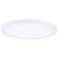 Wafer 1-Light 15" Wide White Flush Mount Light